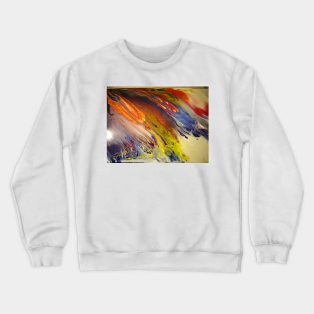 abstract Crewneck Sweatshirt by dylanshelmerdine